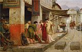 Merchant in Pompeii by Ettore Forti